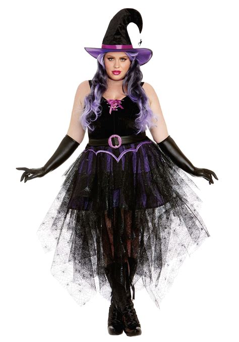 Purple witch costune